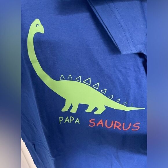 Baby sauras kids dinosaur theme family matching T shirts - Picture 2 of 7